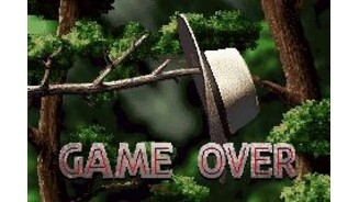 Here is another Game Over screen... this one reminds me of Indiana Jones