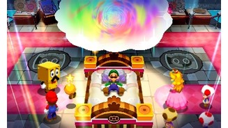 Mario + Luigi: Dream Team Bros.In Dream Team Bros. besitzt Luigi die Gabe, ein Tor zur Traumwelt zu öffnen. Das Einzige, was er braucht, um sich ins Land der Träume zu verabschieden, ist ein spezielles Kissen.