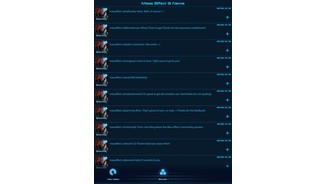 Mass Effect: Datapad Die »Allianz News« zeigen lediglich den englischen Twitterfeed von @masseffect – schwach.