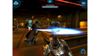 Mass Effect: InfiltratorDie durch den Schild geschützten Bereitschaftssoldaten sind brandgefährlich.