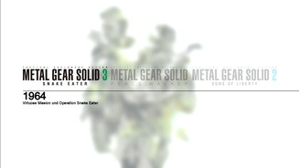 Metal Gear Solid HD Collection Im Gegensatz zu den bisherigen HD Collections könnt ihr bei MGS immer aus den jeweiligen Spielen ins Hauptmenü zurückkehren.