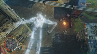 Mittelerde: Mordors Schatten - PS4-ScreenshotsTalion kann sich von oben auf seine Opfer herabstürzen und sie mit einem Schlag töten. Das kennen wir bereits aus der Assassins-Creed-Serie.