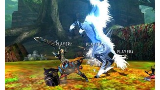 Monster Hunter 4 UltimateKirin sieht zwar aus wie ein Einhorn mit Bart, ist aber in Wirklichkeit ein Drachenältester, der mächtige Donnerattacken beherrscht.