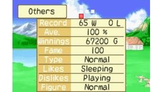 Some of the stats you can see on your monsters include its winning record and its likes