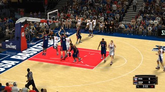 NBA 2K13Michael Jordan macht auch in ausweglosen Situationen die Punkte.