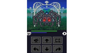 QuestlordPfui Spinne: Dieses riesige Ungetüm versperrt mit seinen Gliedmaßen ein magisches Portal.