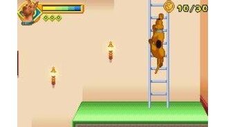 Scooby can climb ladders... quite impressive for a dog! Of course, Scooby can talk, so climbing ladders isnt much.