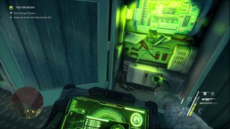 Sniper: Ghost Warrior 3Um die Gegner auszuspähen, können wir uns auch ins Kamerasystem des Feindes hacken. Netter Nebeneffekt: Die Kameras erkennen uns danach nicht mehr.