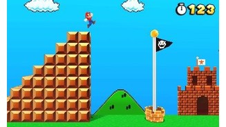 Super Mario 3D LandGelegentlich schaltet die Perspektive in die Seitenansicht. Ihr bewegt euch aber stets im dreidimensionalen Raum.