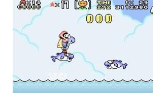 Like 14 years ago, these friendly dolphins help Mario to cross the dangerous sea.