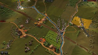 Ultimate General: Gettysburg - Screenshost aus der Early-Access-VersionDie Karte ist liebevoll gestaltet und zeigt malerische Gegenden. Die Namen alle Höfe, Felder und Hügel stimmen, die Entwickler haben zuvor genau rechechiert.
