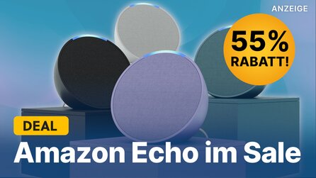 Teaserbild für Top-Deal bei Amazon: Alexa-Lautsprecher Echo Pop und Echo Dot jetzt zum halben Preis sichern!