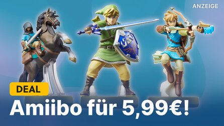 Teaserbild für Amiibo-Figuren günstig wie nie: Schnappt sie euch jetzt schon ab 5,99 Euro!