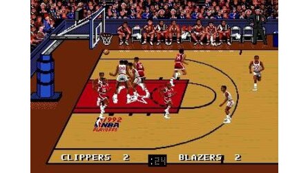 Bulls vs. Blazers and the NBA Playoffs Sega Mega Drive