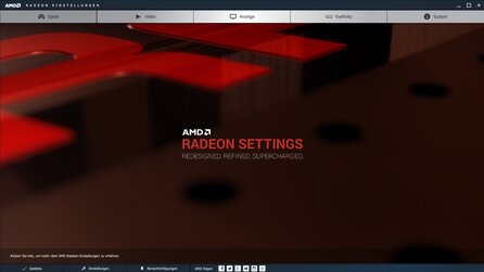 AMD Radeon Software Crimson - Menü - Bilder