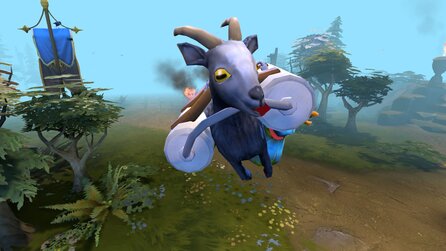 Dota 2 - Screenshots von der Ziege aus »Goat Simulator« als neuer Kurier