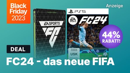 EA FC 24 im Black Friday Angebot: Bundle mit Steelbook für PS5 mit satten 44% Rabatt