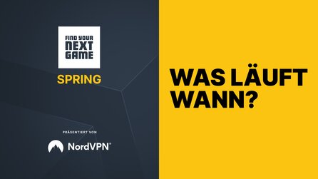 Find Your Next Game: Spring - Unser Programm