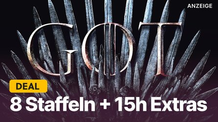 Teaserbild für Game of Thrones Komplettbox im Angebot: Alle 8 Staffeln + 15 Stunden Bonusmaterial günstig auf DVD + Blu-ray sichern!