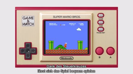 Game + Watch: Super Mario Bros - Trailer stellt Nintendos kleinen Handheld vor