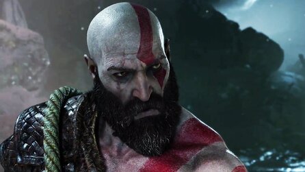 God of War - Offizielles Artwork zeigt Kratos + Atreus im Alten Ägypten