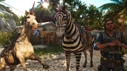 Far Cry 6 lässt euch ein Einhorn und ein Zebra reiten – So findet ihr die Reittiere