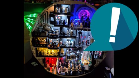 Die volle Power des Death Stars - LEGO-Fan bringt neuen Star Wars-Todesstern mit LEDs zum Leuchten und das sieht unfassbar cool aus