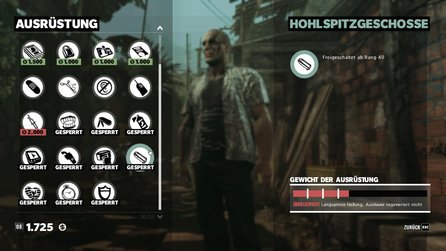 Max Payne 3 - Waffen + Ausrüstung