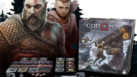 Teaserbild für Neues God of War-Brettspiel lockt mit coolen Miniaturen - kann per Crowdfunding unterstützt werden
