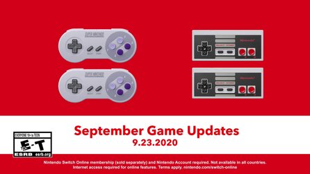 Nintendo Switch Online: Trailer zeigt die Gratis-Spiele im September