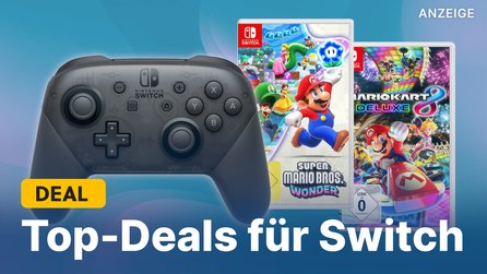 Teaserbild für Switch-Spiele und Pro Controller im Angebot: Jetzt günstige Bundles für Nintendo Switch sichern!