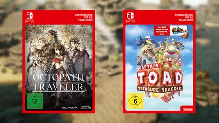 Octopath Traveler und Captain Toad im Angebot - Zum Release bei Gamesrocket günstig kaufen