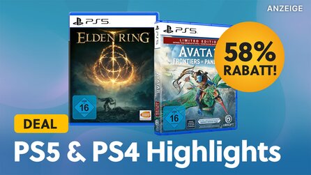 Einige der besten PS5 + PS4-Spiele gibts bei Amazon gerade zum halben Preis - und Elden Ring ist nur ein Highlight davon!