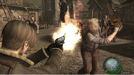 Resident Evil 4-Spieler erledigt Kettensägen-Gegner nur mit einer Tür