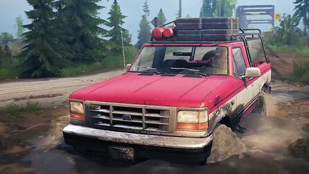 Spintires: Mudrunner - Release-Trailer: So versinkt ihr im Amerika-Addon im Dreck