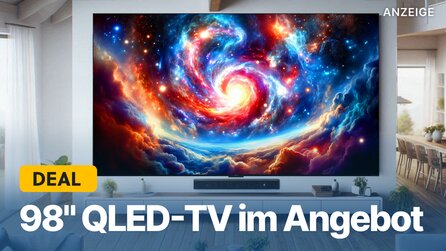 98 Zoll QLED 4K-Fernseher ab jetzt zum besten Preis aller Zeiten sichern: 144Hz-TV im Top-Angebot bei Amazon!