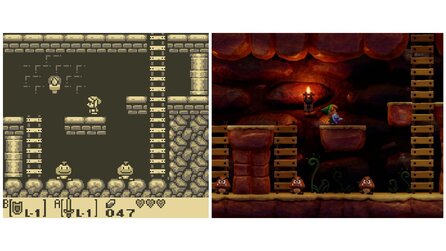 The Legend of Zelda: Links Awakening - Vergleichsbilder Original vs. Remake