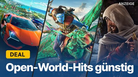 Teaserbild für Ubisoft-Sale bei Amazon: Open-World-Spiele wie Assassin’s Creed Mirage günstig für PS5 + Xbox schnappen