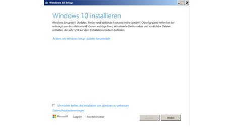 Windows Upgrade ausführen