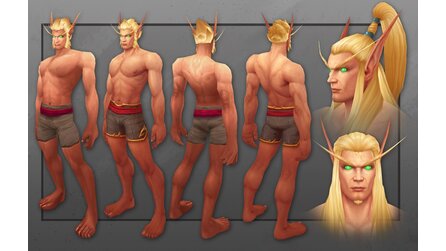 World of Warcraft - Screenshots der neuen Charaktermodelle