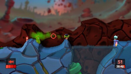 Worms Revolution - Screenshots aus dem Mars-Pack-DLC