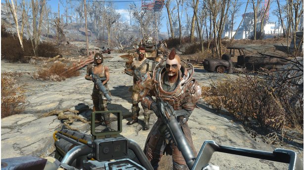 Fallout 4: Nuka-WorldAls Raider verteidigen wir unsere erste Siedlung – gegen andere Raider.