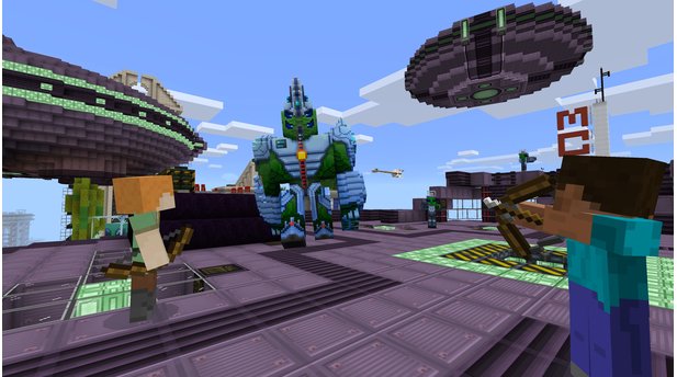 Minecraft Windows 10 Edition - Screenshots zum Oktober-Update mit Boss-Kämpfen und Add-Ons