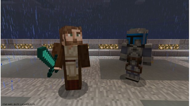 MinecraftScreenshots aus dem DLC »Star Wars Prequel Skin Pack«