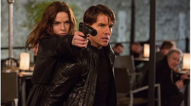 Mission: Impossible - Rogue NationBilden ein gutes Team: Ilsa (Rebecca Ferguson) und Ethan (Tom Cruise)