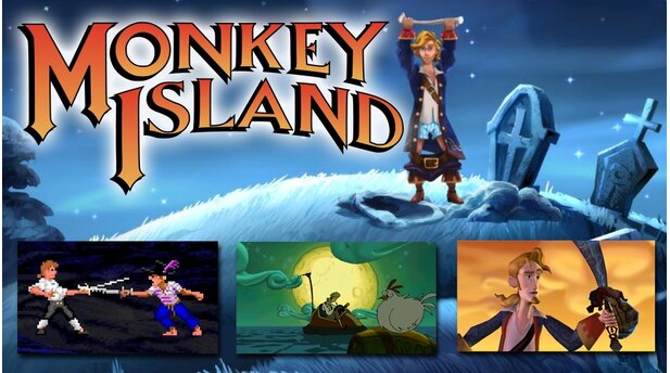 Monkey Island - Die SerieDie Monkey-Island-Reihe ist die vielleicht berühmteste Adventure-Serie der Welt. Welche Teile bislang erschienen sind und welche haarsträubenden Abenteuer Guybrush Threepwood bislang erlebte, zeigen wir in dieser Galerie.