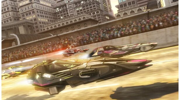 Wipeout 2048Die Boliden haben Ähnlichkeiten mit den Pod Racern aus Star Wars.