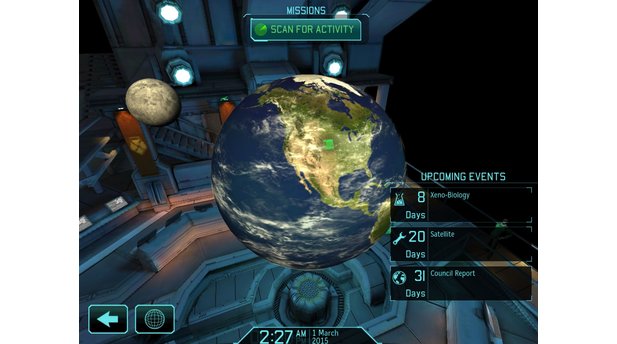 XCOM: Enemy Unknown - iOSXCOM ist für die Überwachung des gesamten Globus gegen Alien-Angriffe verantwortlich - vorausgesetzt, die Organisation kann sich Satellitenüberwachung der Geldgeber-Nationen leisten.