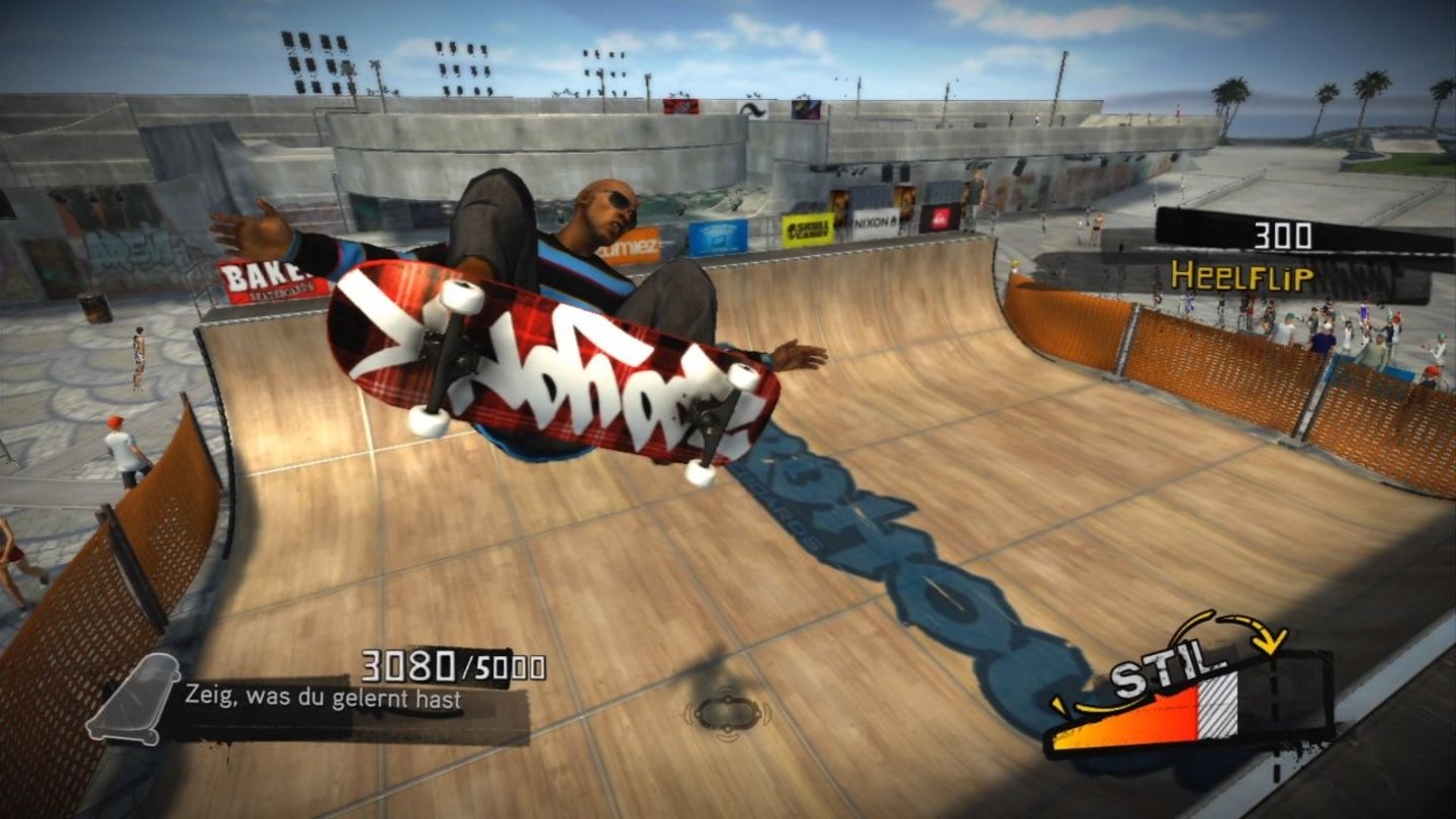Flop: Tony Hawk Ride (Xbox 360, PS3; 73%) Coole Idee, die aber nicht gut umgesetzt wurde. Die Steuerung mit dem Skateboard-Controller flutschte einfach nicht.