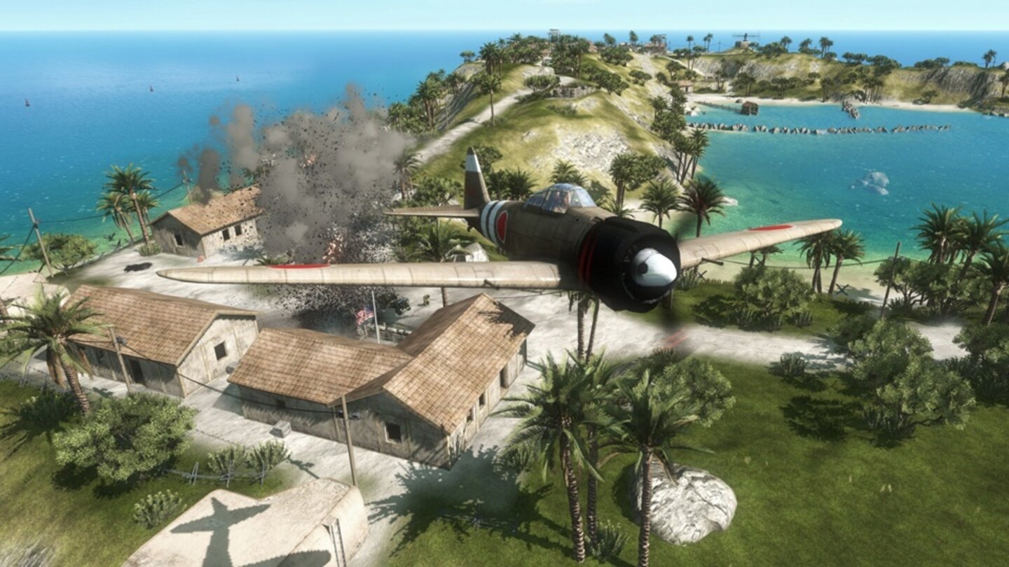 Battlefield 1943Mit Battlefield 1943 legte DICE einen Teil des ersten Battlefield-Spiels als Bezahl-Download neu auf. Die technische Basis stellt diesmal die Frostbite-Engine. Somit wurde nicht nur die Grafik überarbeitet, die Umgebungen sind jetzt auch fast komplett zerstörbar. Die Kartenanzahl beschränkt sich allerdings auf vier Maps mit Pazifik-Setting, darunter die beliebte Karte Wake Island. In Battlefield 1943 gibt es nur drei Klassen und keine Bot-Unterstützung. Bislang erschien der Titel nur als Download für die Xbox 360 und Playstation 3, einer PC-Version ist angekündigt, wurde aber schon mehrmals verschoben.